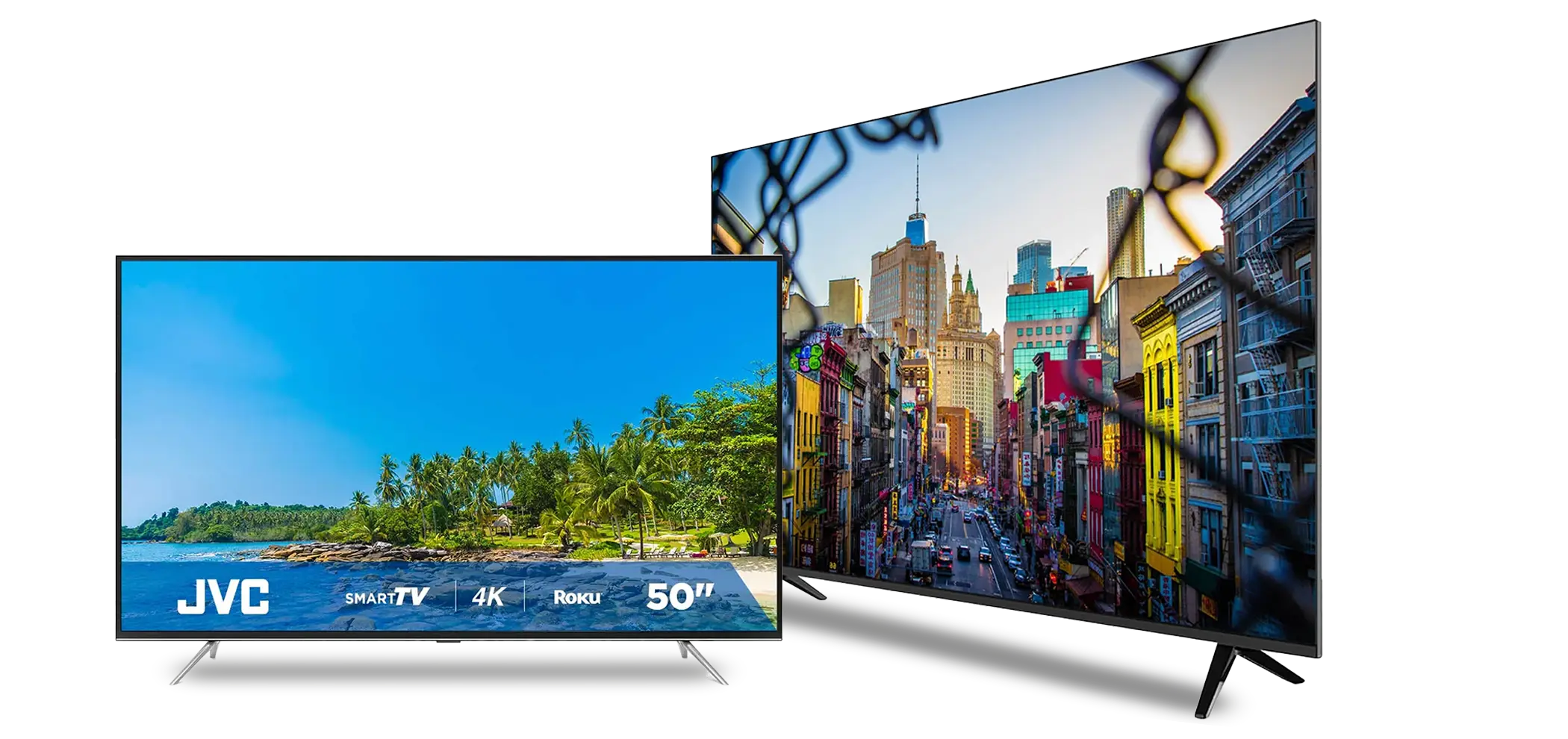 Pantallas JVC Smart TV, LED; OLED, 4K y más