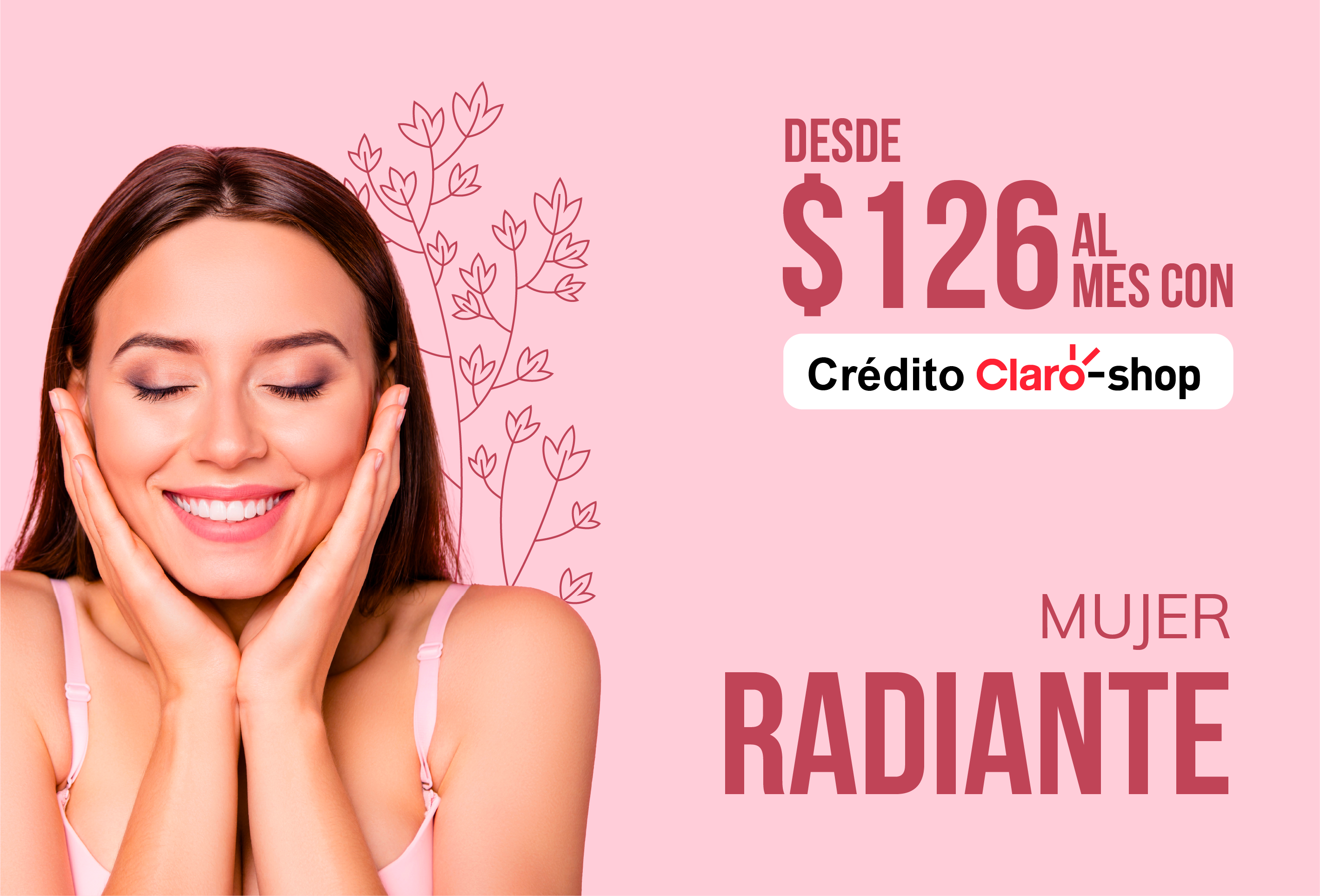 Mujer radiante