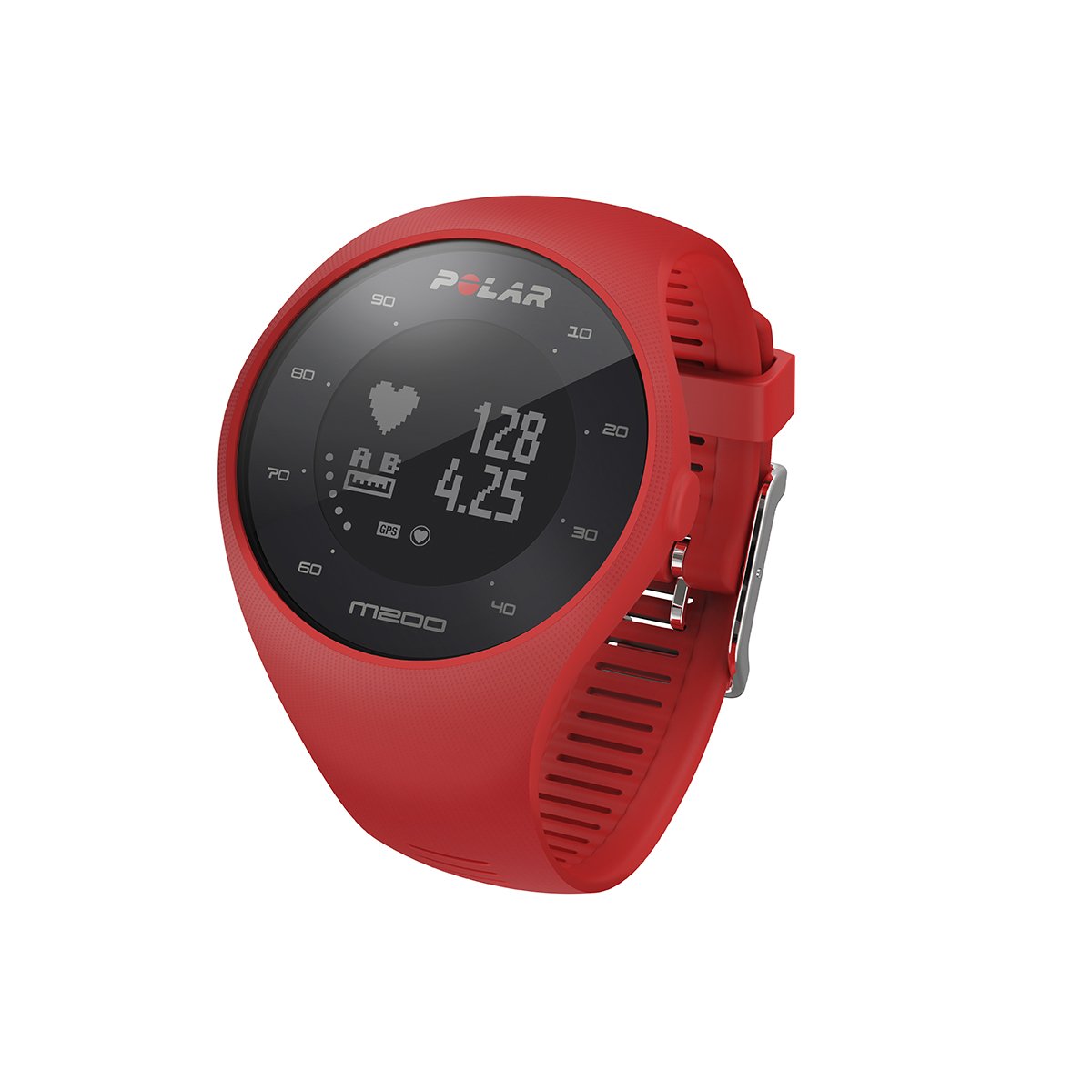 Reloj deportivo polar m200 rojo