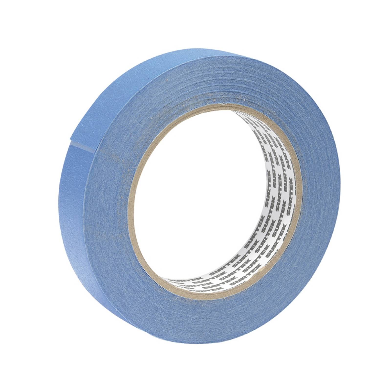 Cinta masking tape 1/2" color azul 138080 surtek