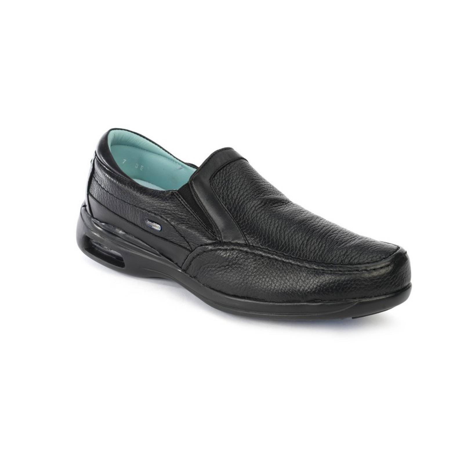 Jarking zapato casual negro de suela con cápsula de